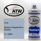Preview: Ford, Medium Regatta Blue Metallic, 7J / 6096: 400ml Sprühdose, von ATW Autoteile West.